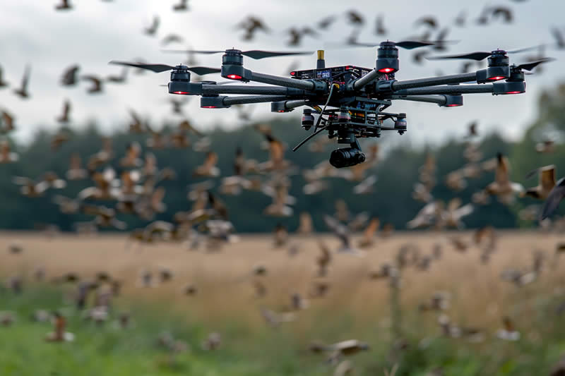 Drones para Disuadir Aves